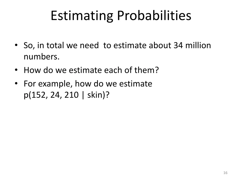 estimating probabilities 6