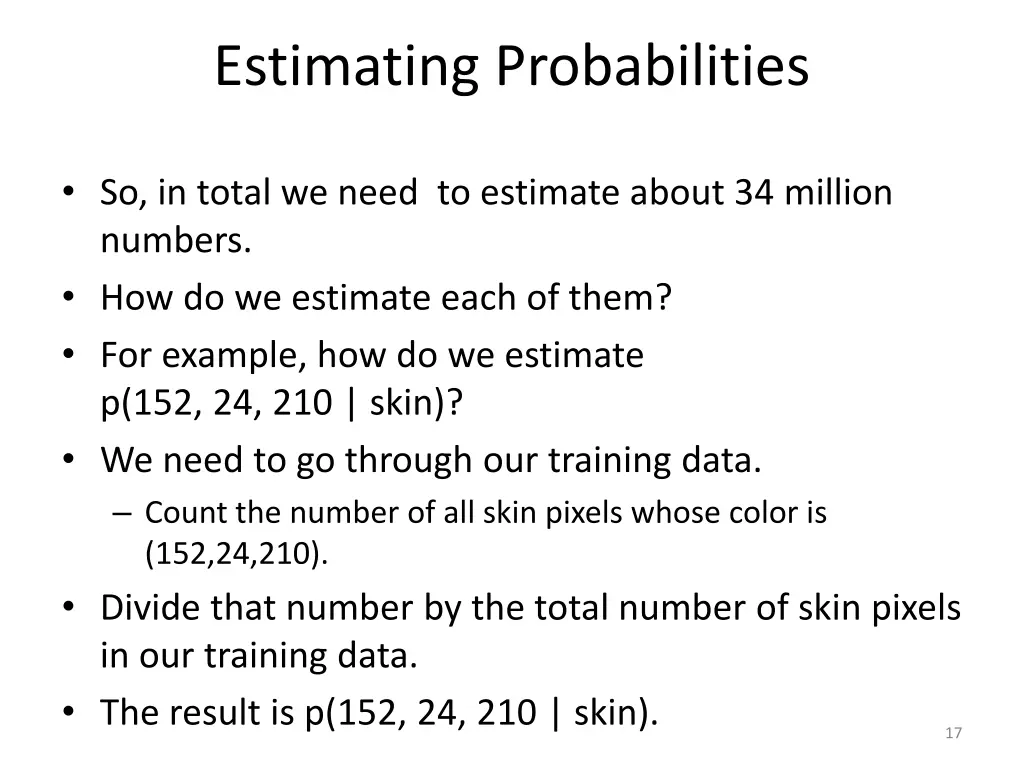 estimating probabilities 7