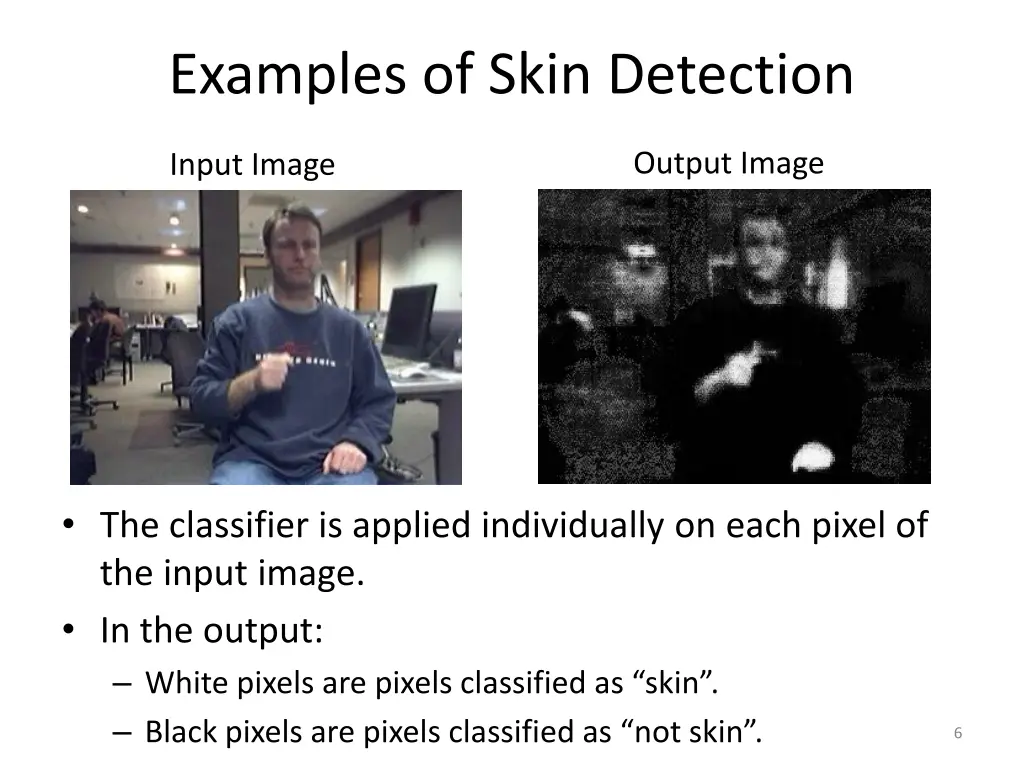 examples of skin detection