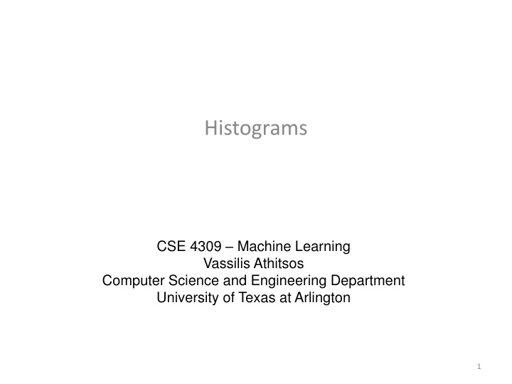 histograms