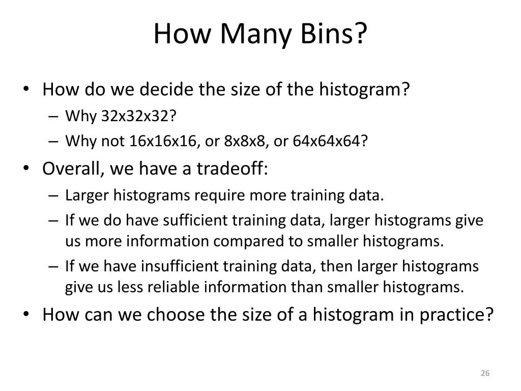 how many bins 1