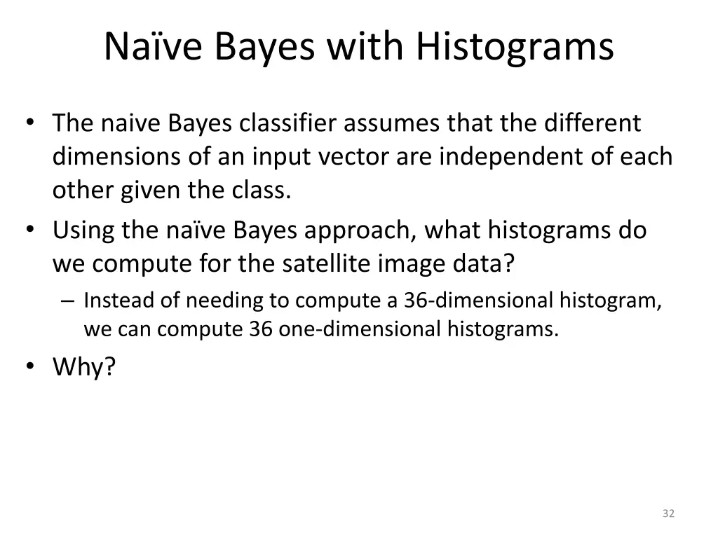 na ve bayes with histograms 1