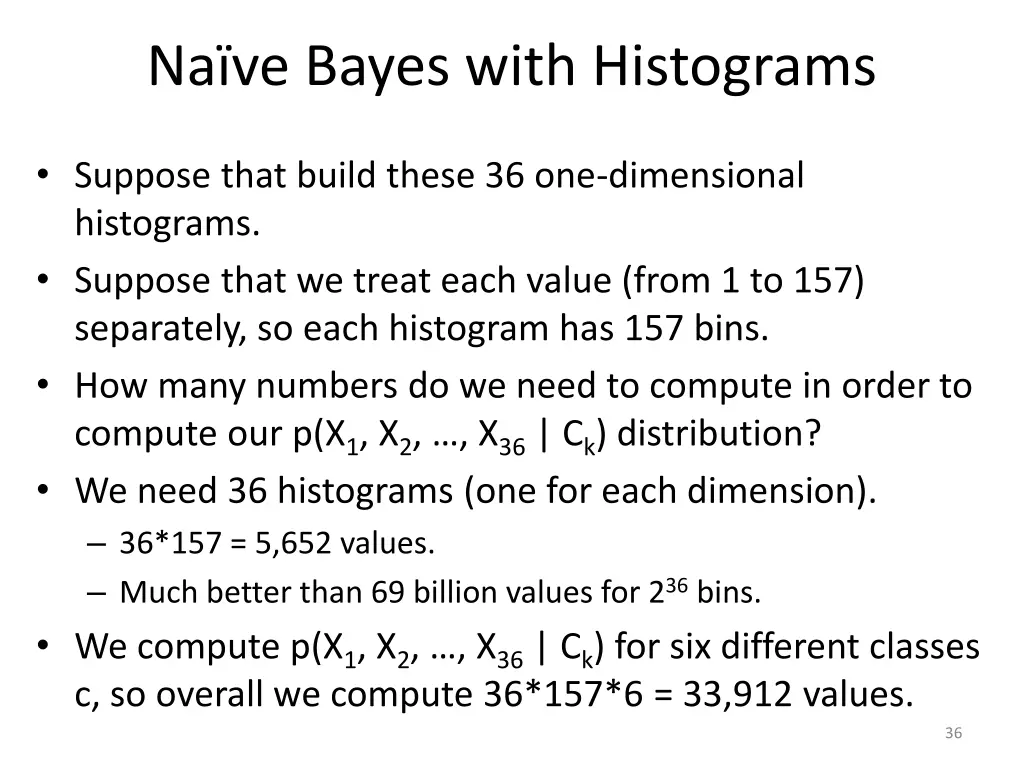 na ve bayes with histograms 5