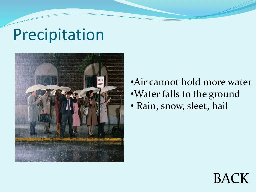 precipitation