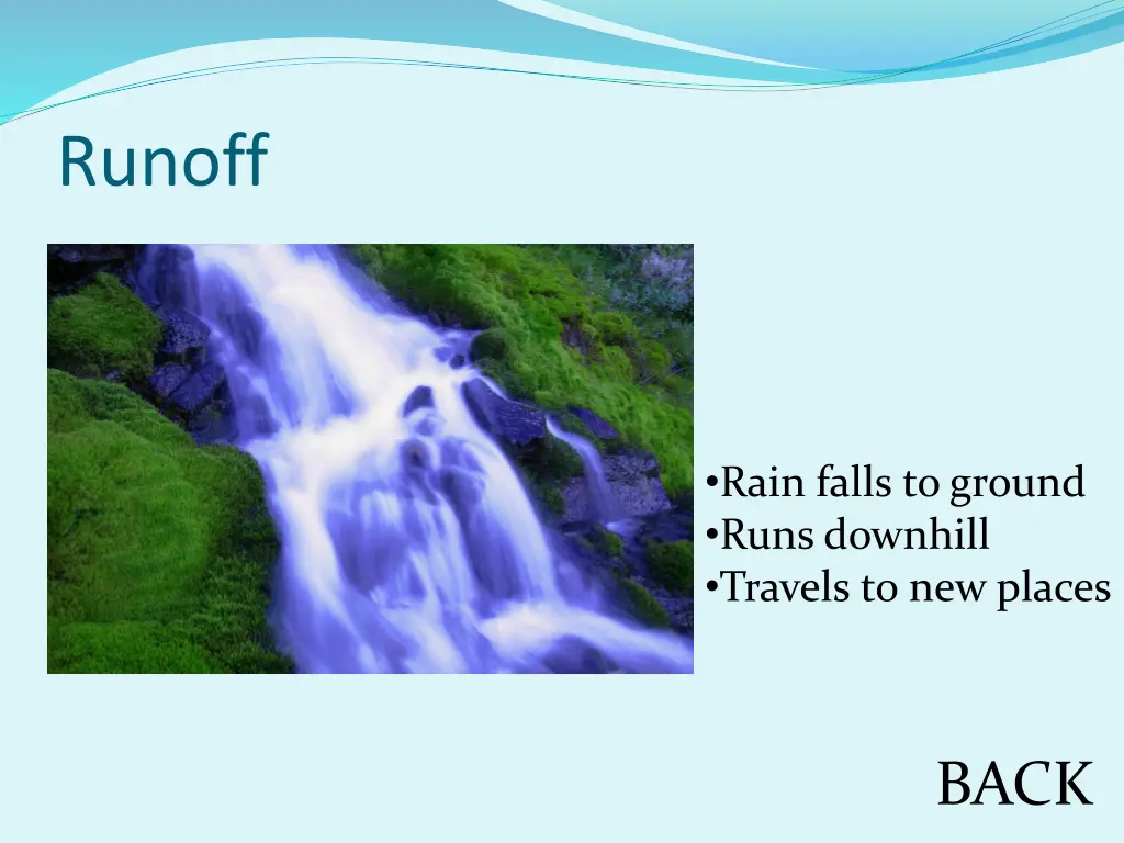 runoff