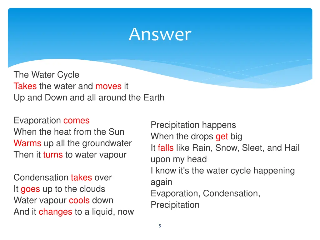answer
