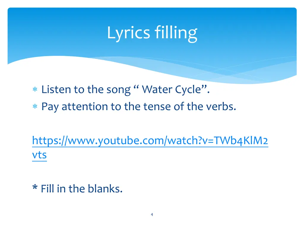 lyrics filling