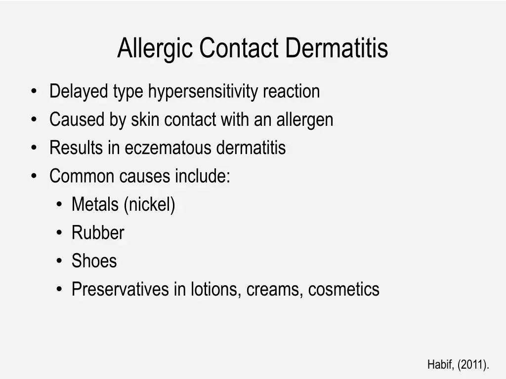 allergic contact dermatitis 1