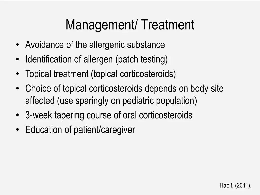 management treatment