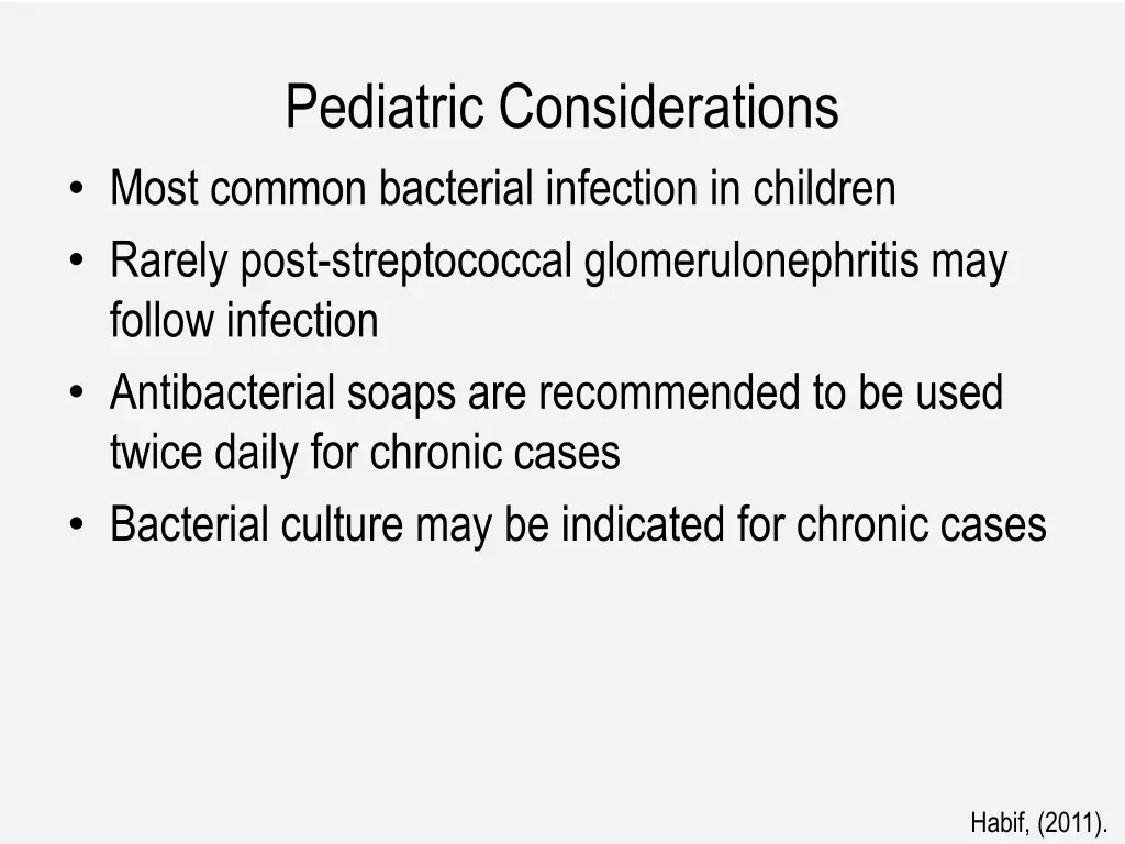 pediatric considerations most common bacterial