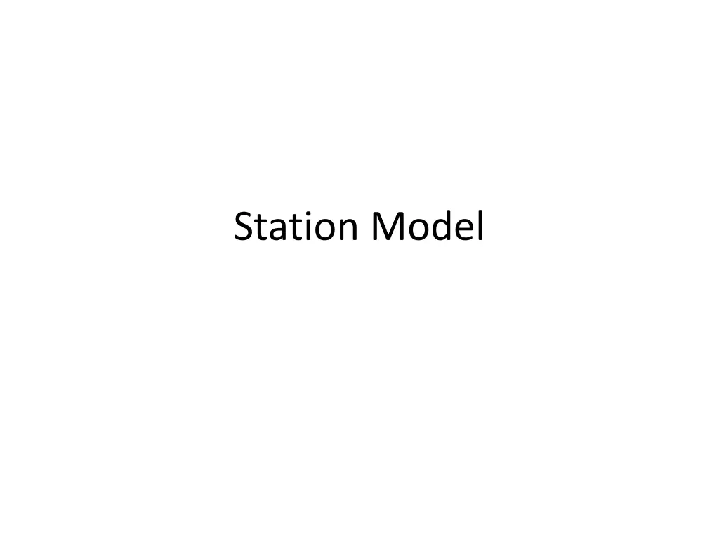 station model