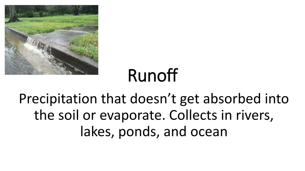 runoff runoff