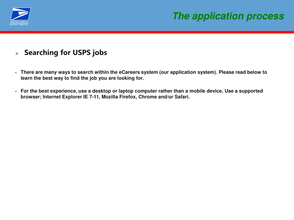 the application process 1