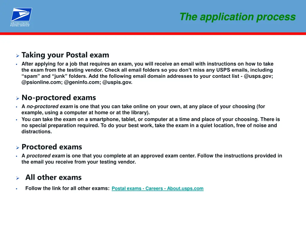 the application process 5