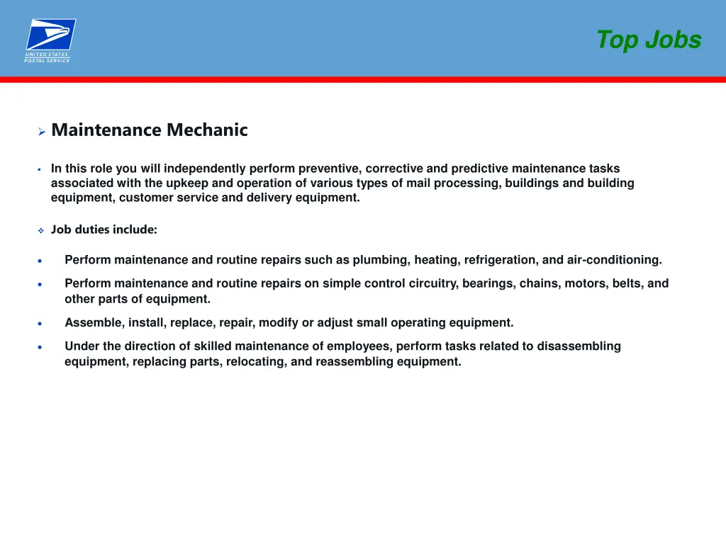 top jobs 10
