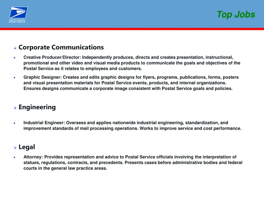 top jobs 15
