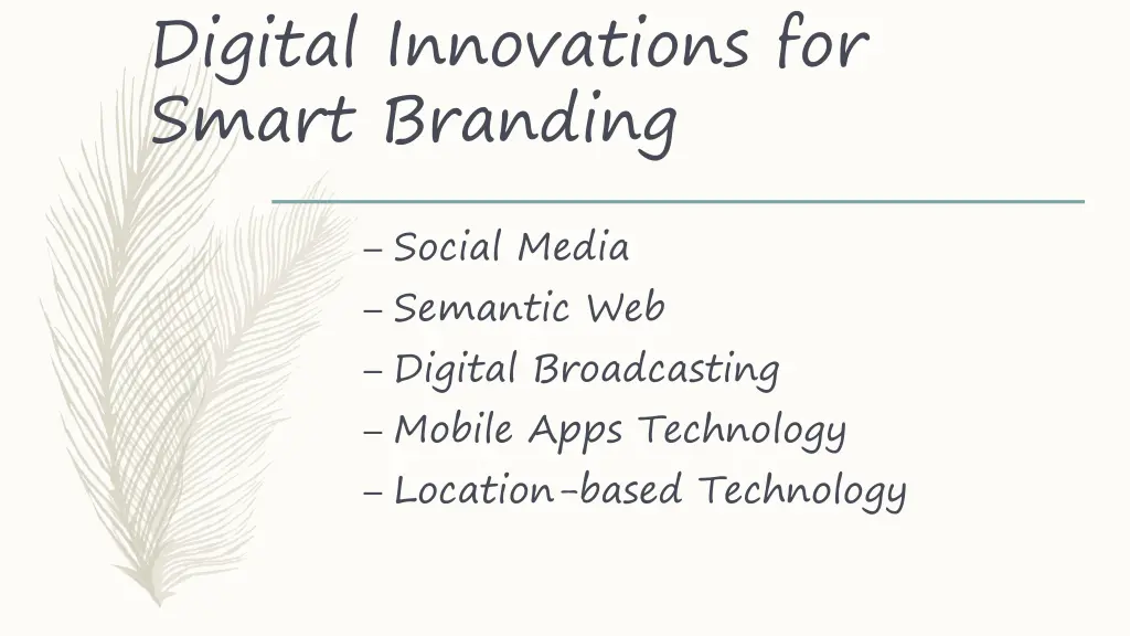 digital innovations for smart branding