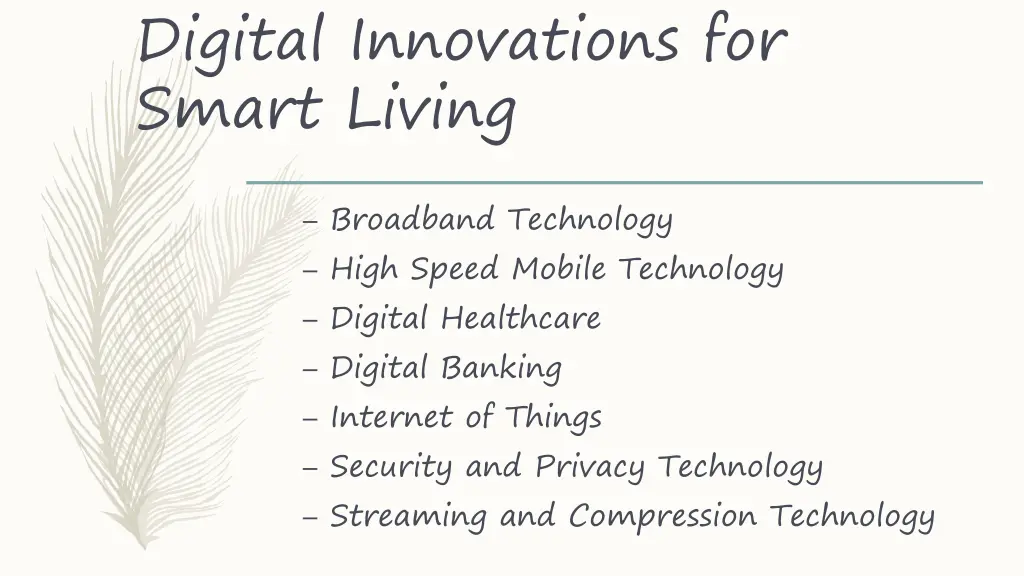 digital innovations for smart living