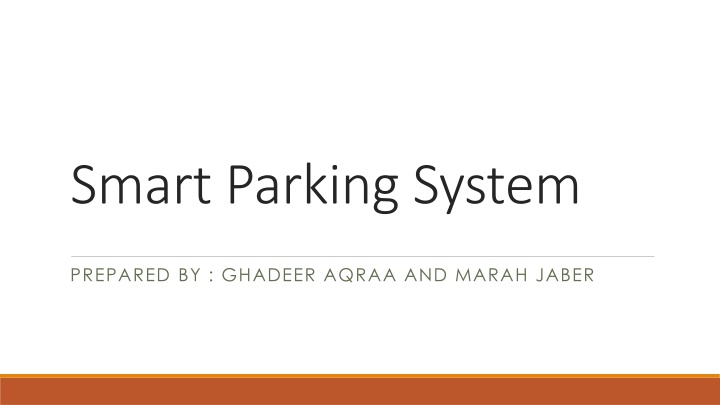 smart parking system
