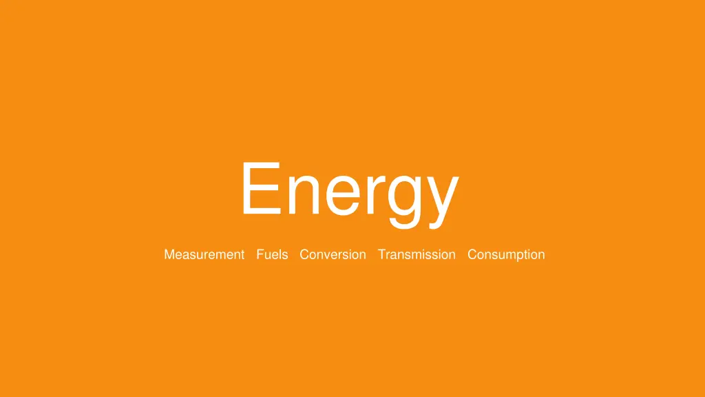 energy