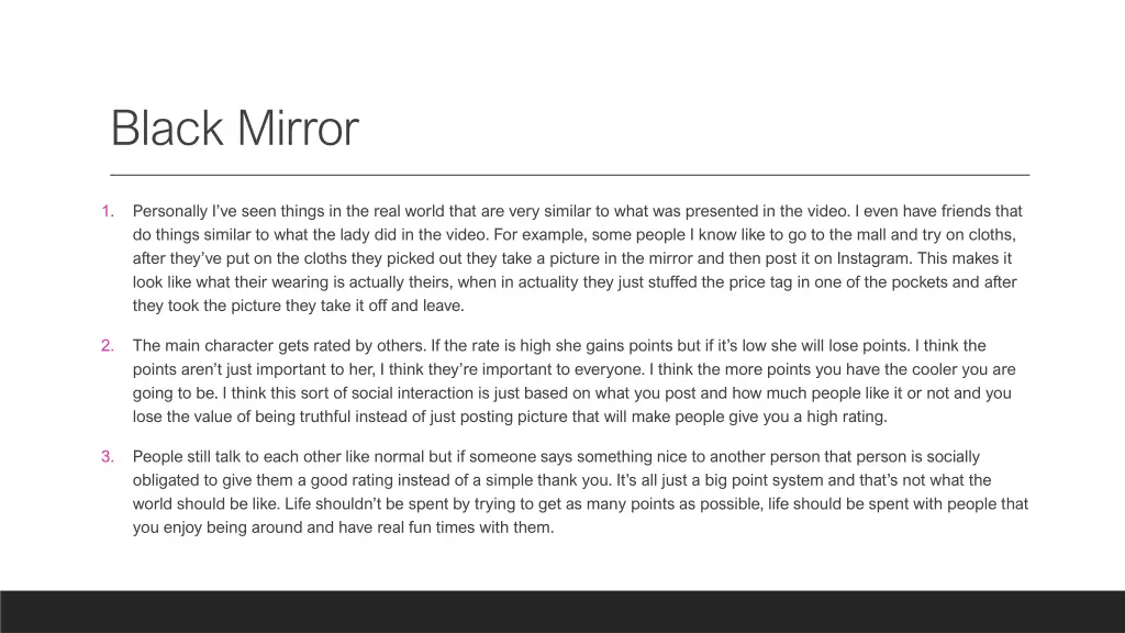 black mirror