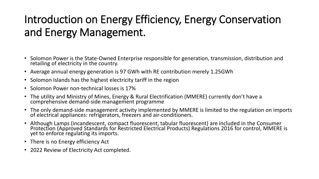introduction on energy efficiency energy