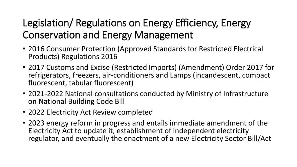 legislation regulations legislation regulations