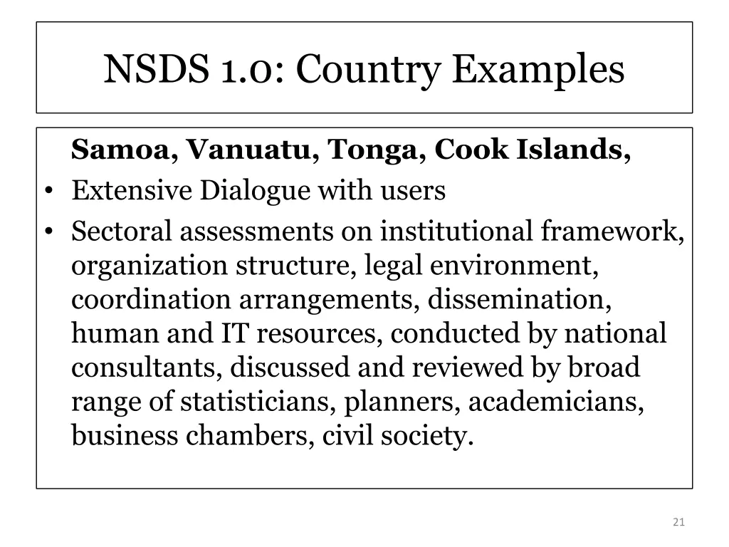 nsds 1 0 country examples 1