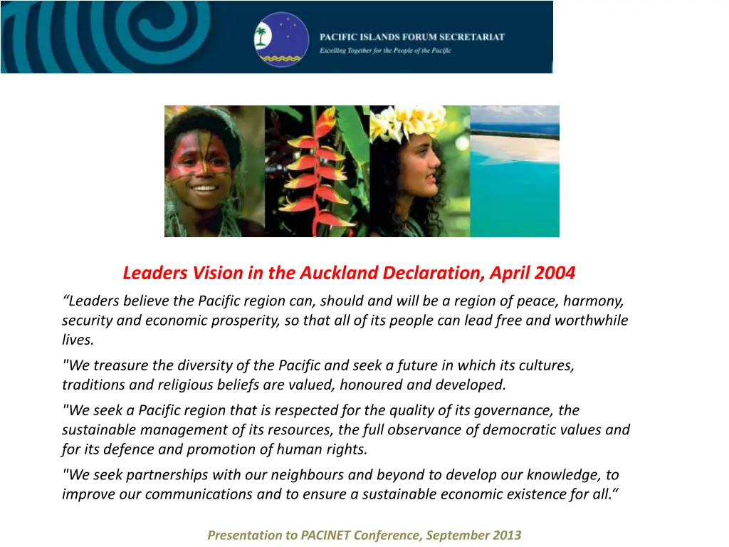 leaders vision in the auckland declaration april