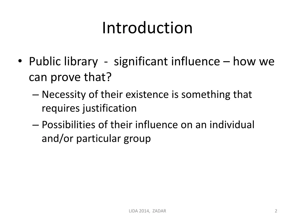 introduction