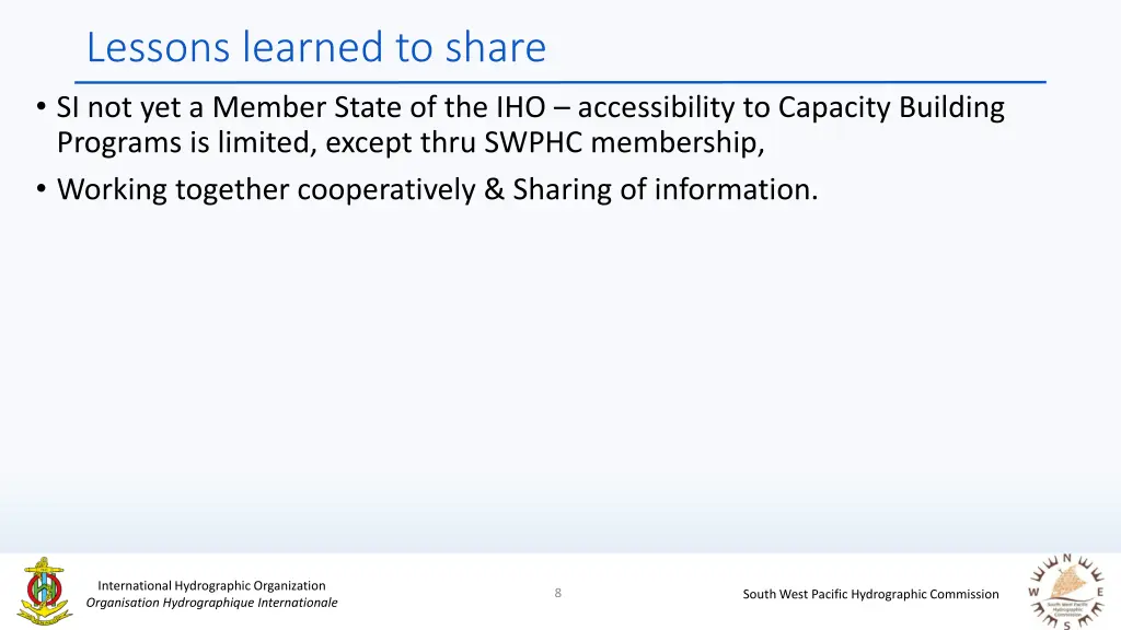 lessons learned to share si not yet a member