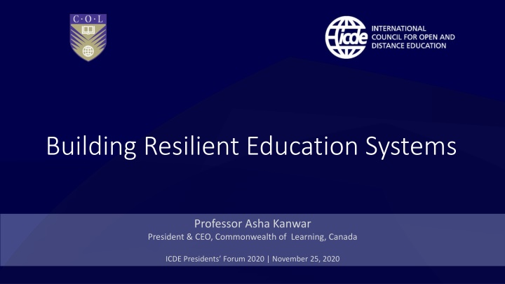 building resilient education systems