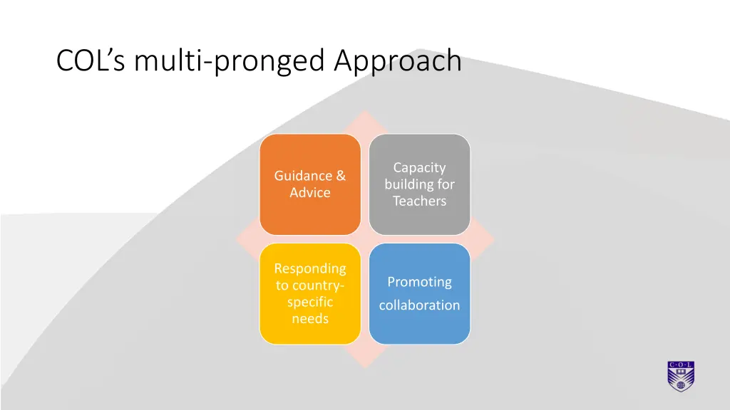col s multi pronged approach