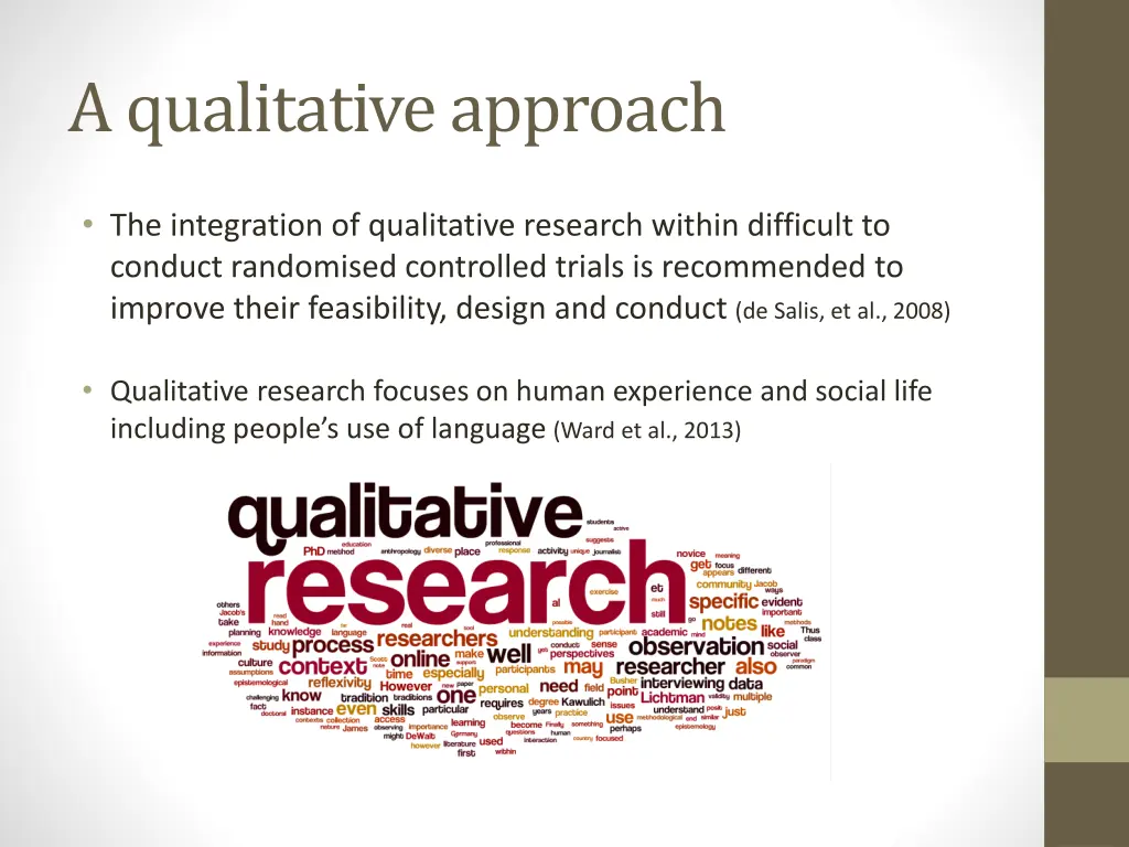 a qualitative approach
