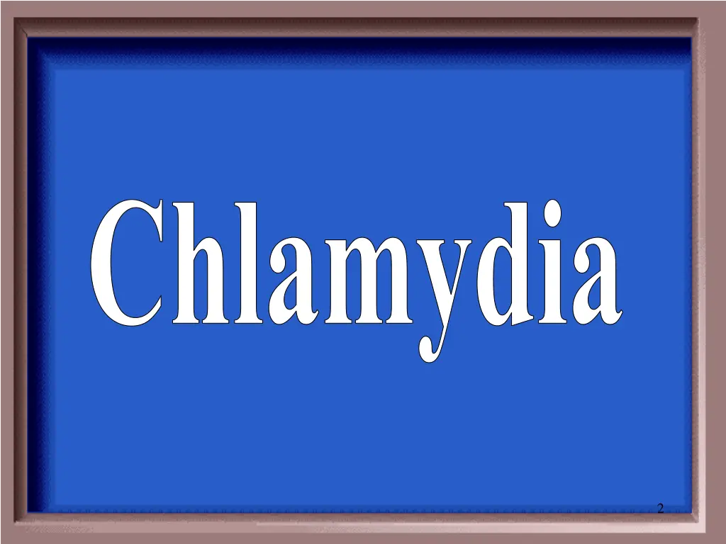 chlamydia