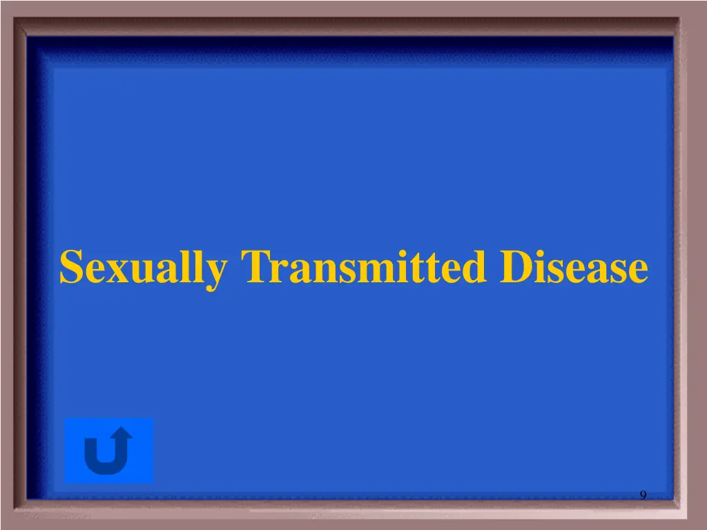 sexually transmitted disease