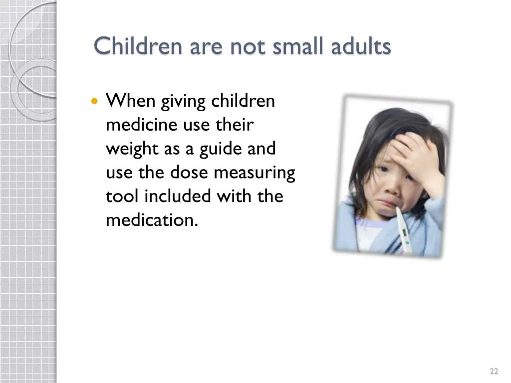 children are not small adults
