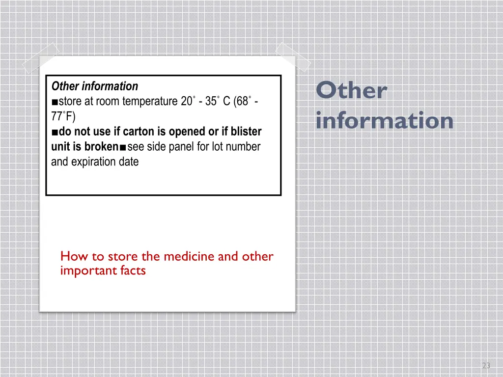 other information