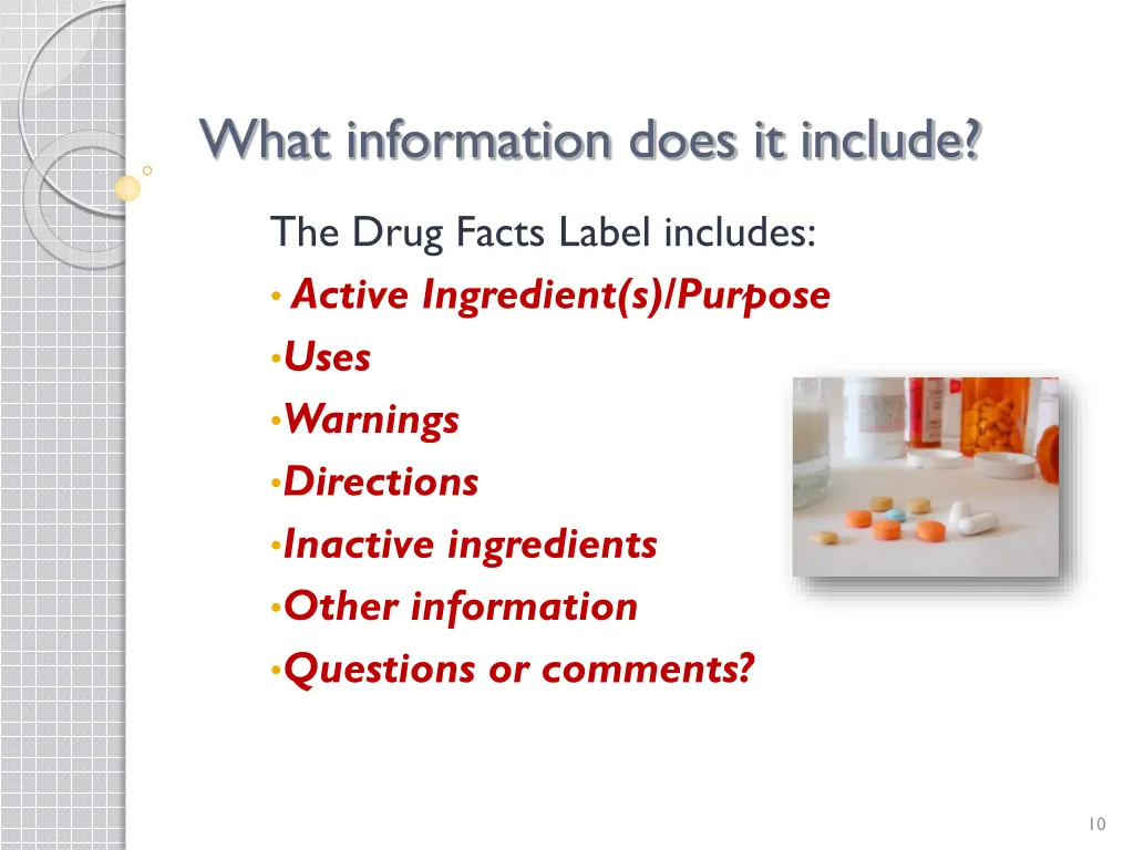 what information does it include