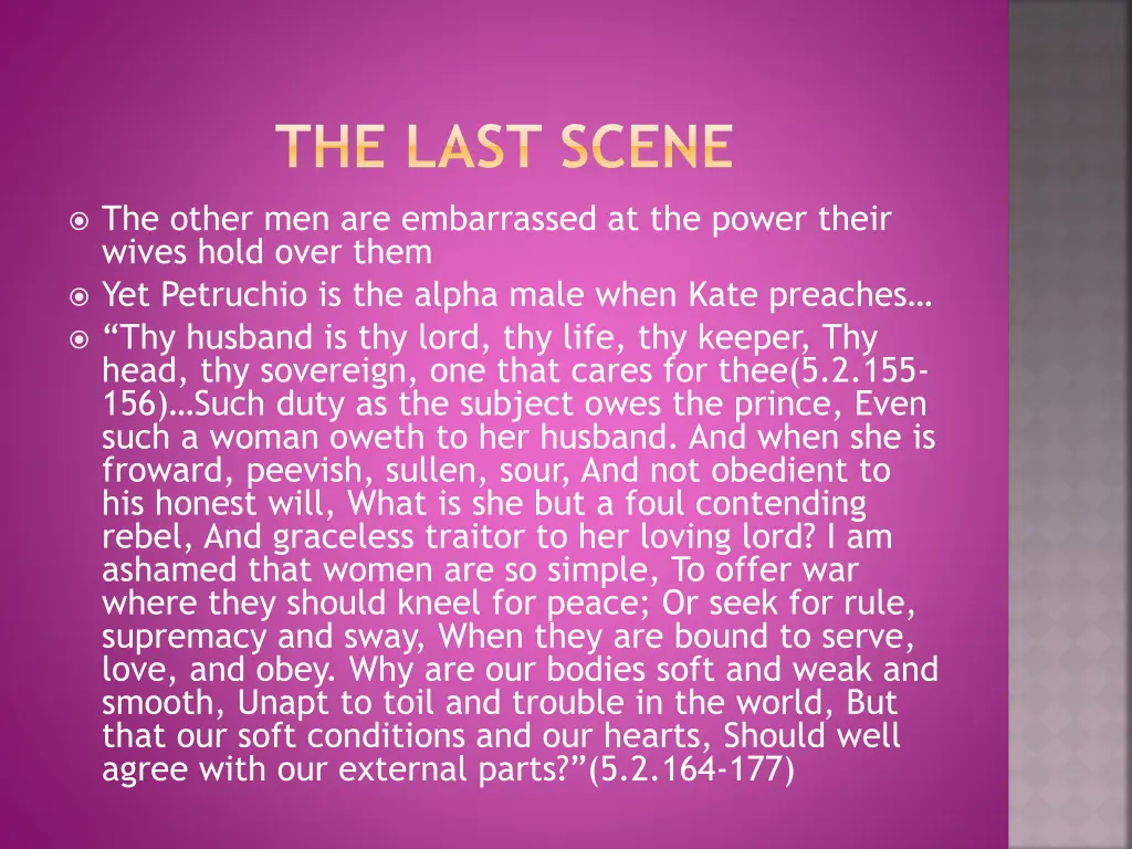 the last scene