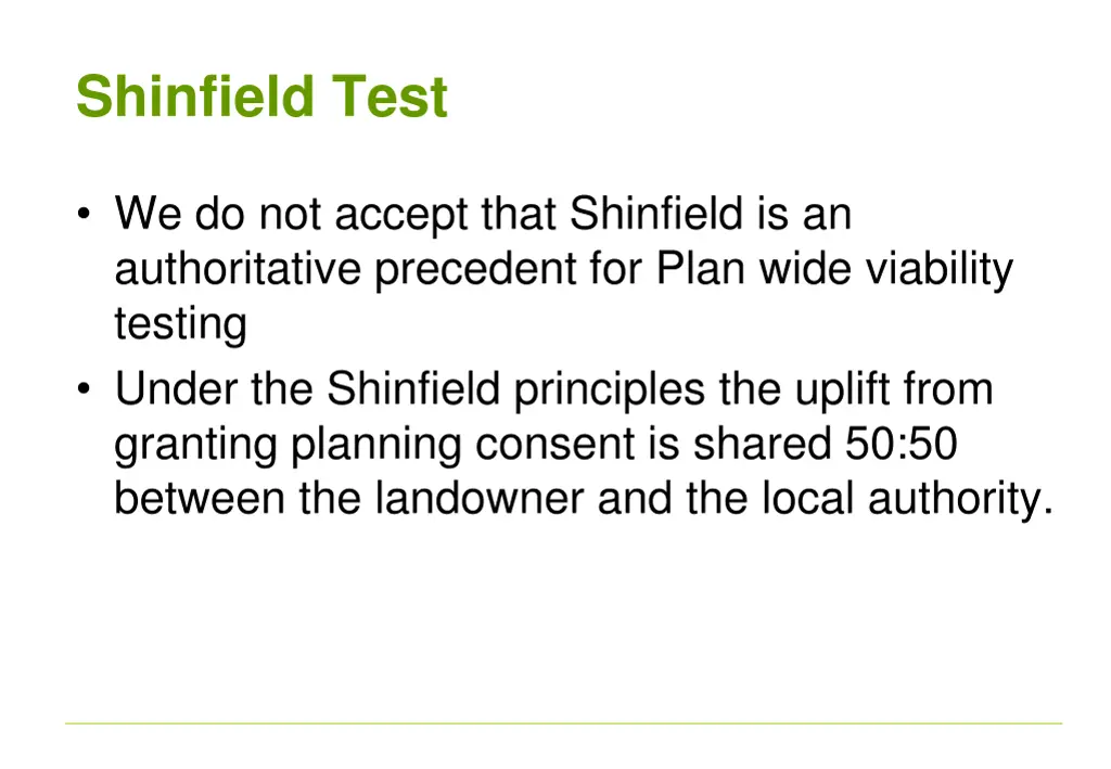shinfield test
