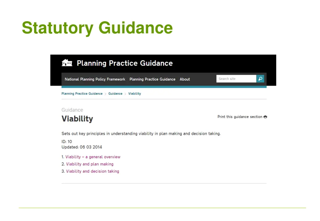statutory guidance