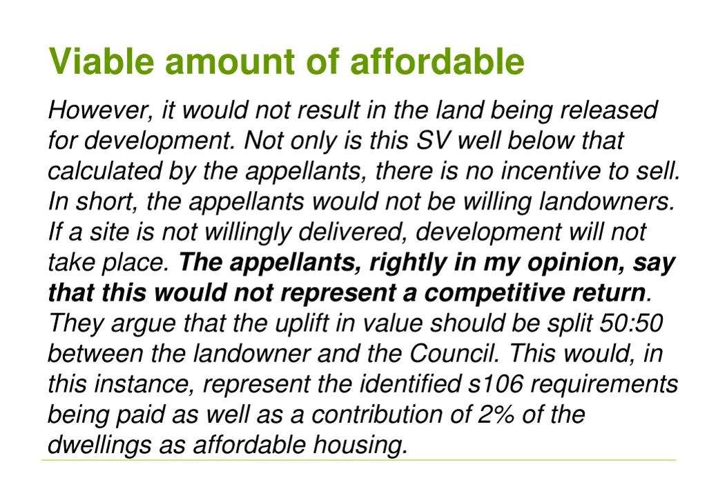 viable amount of affordable however it would