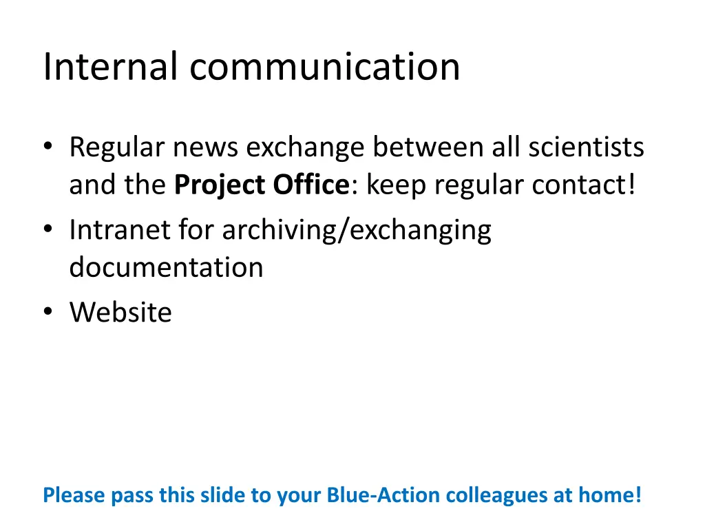 internal communication