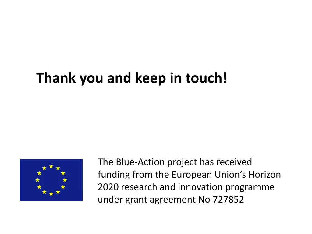 thank you and keep in touch