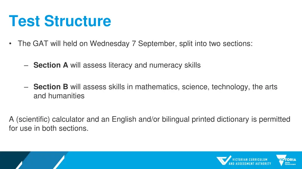 test structure