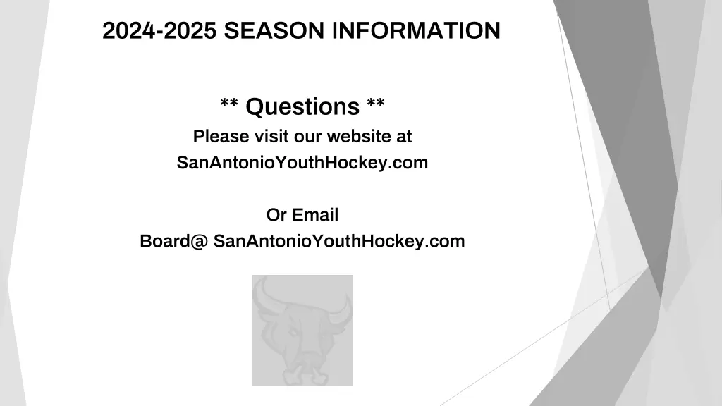 2024 2025 season information