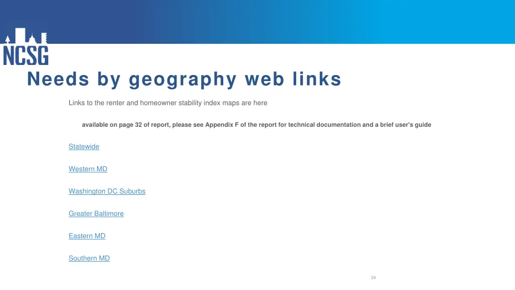 needs by geography web links