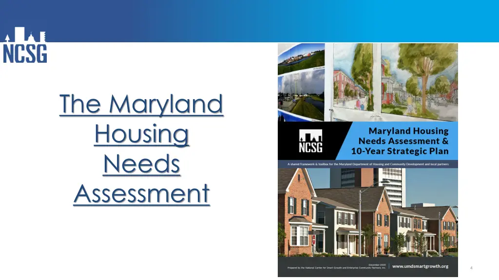 the maryland housing needs assessment