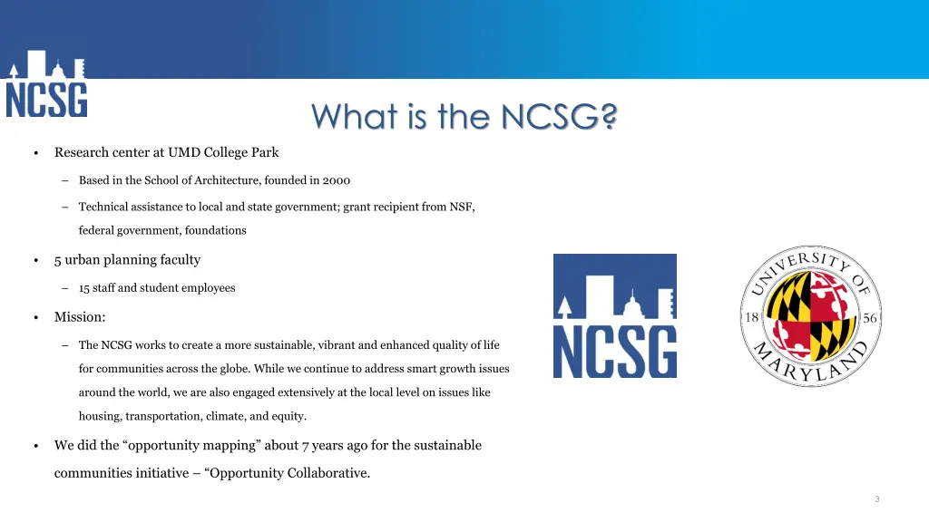 what is the ncsg